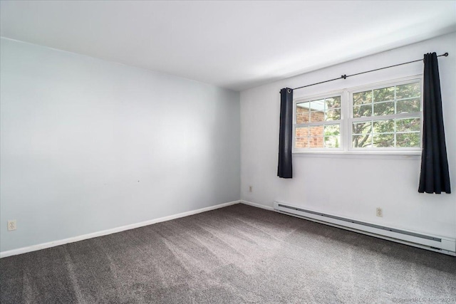 12 Terrace Pl Unit 12, New Milford, CT 06776 - unfurnished room with a baseboard radiator, carpet, and baseboards