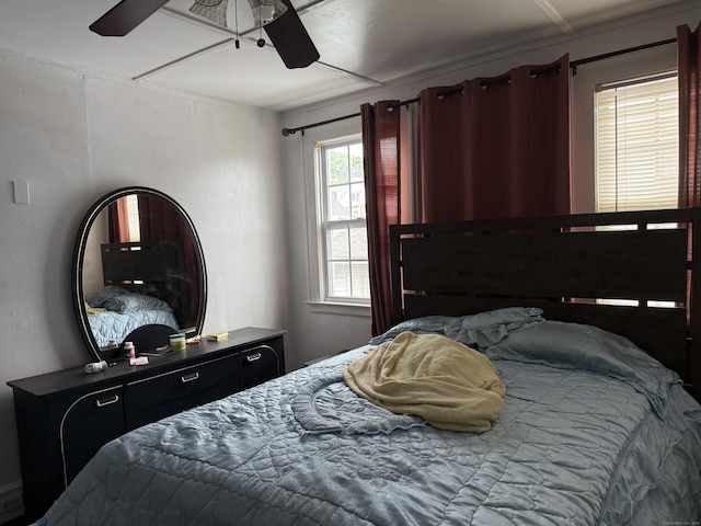 290 Ridgefield Ave, Bridgeport, CT 06610 - bedroom featuring ceiling fan