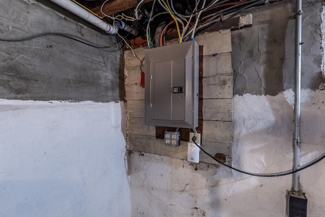 36 Broad St, Meriden, CT 06450 - utility room featuring electric panel