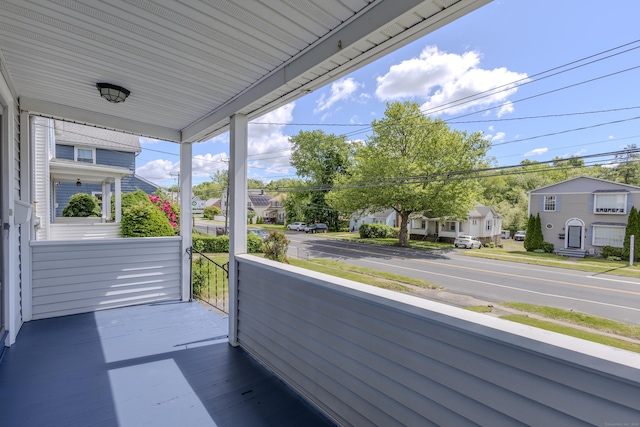 36 Broad St, Meriden, CT 06450 - porch with a residential view