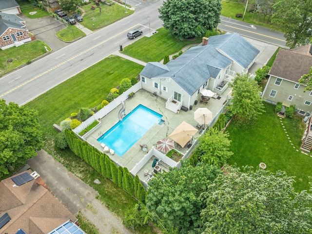 3657 Park Ave, Fairfield, CT 06825 - drone / aerial view of a pool