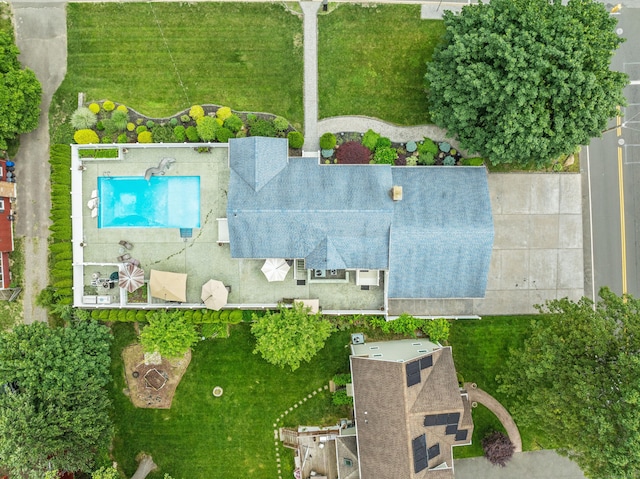 3657 Park Ave, Fairfield, CT 06825 - aerial view of a pool area