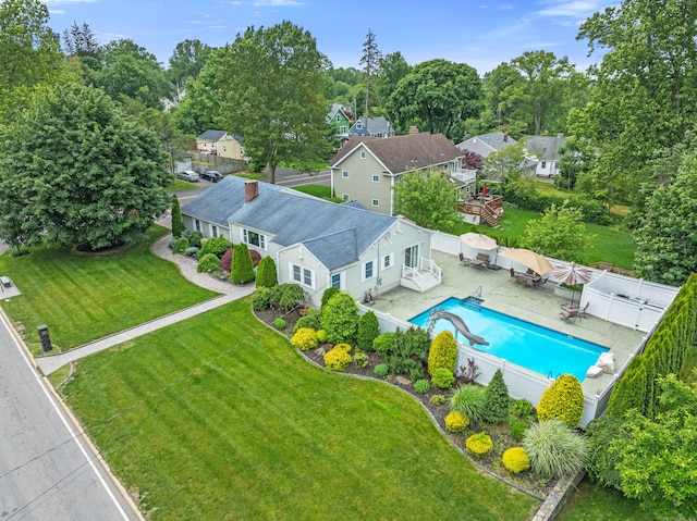 3657 Park Ave, Fairfield, CT 06825 - view of subject property featuring a pool area