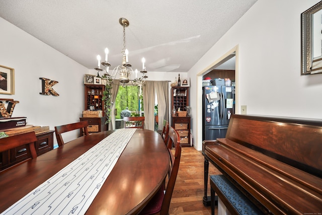 408 Reservoir Rd, Southbury, CT 06488 - dining room featuring a chandelier and wood finished floors