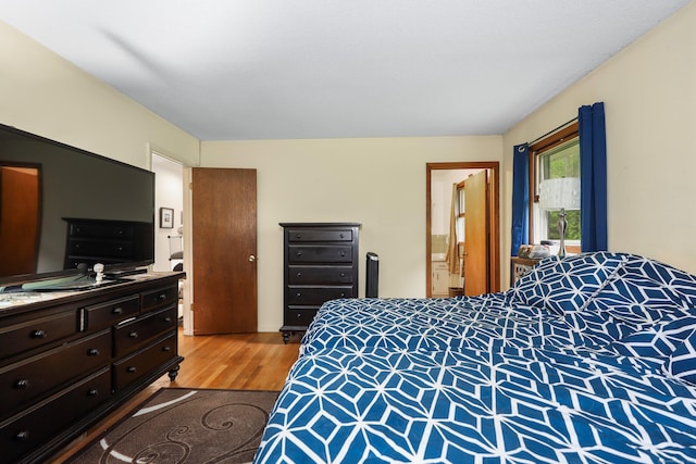 408 Reservoir Rd, Southbury, CT 06488 - bedroom with wood finished floors and connected bathroom