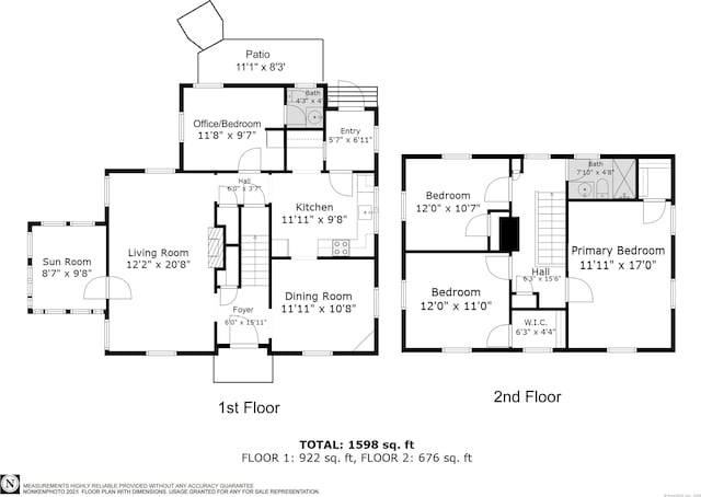 27 Prospect St, Bloomfield, CT 06002 - home floor plan