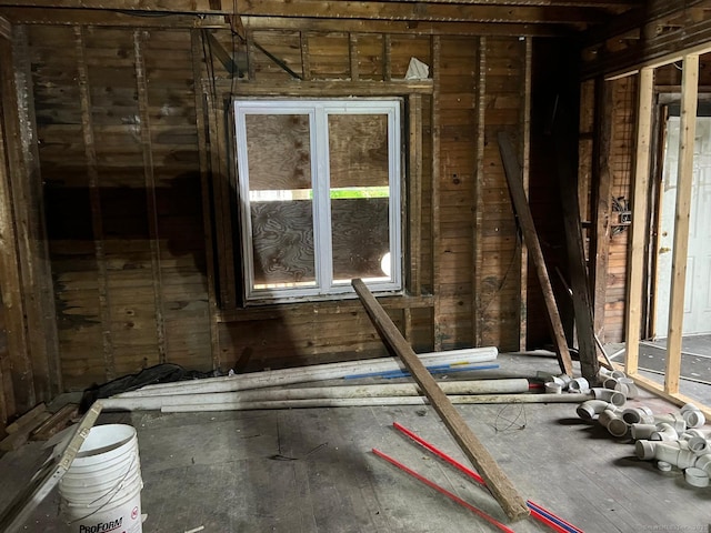 50 Elmwood Ave, Waterbury, CT 06710 - miscellaneous room featuring wood walls