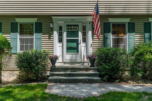 113 Charles St, Tolland, CT 06084 - property entrance with a porch