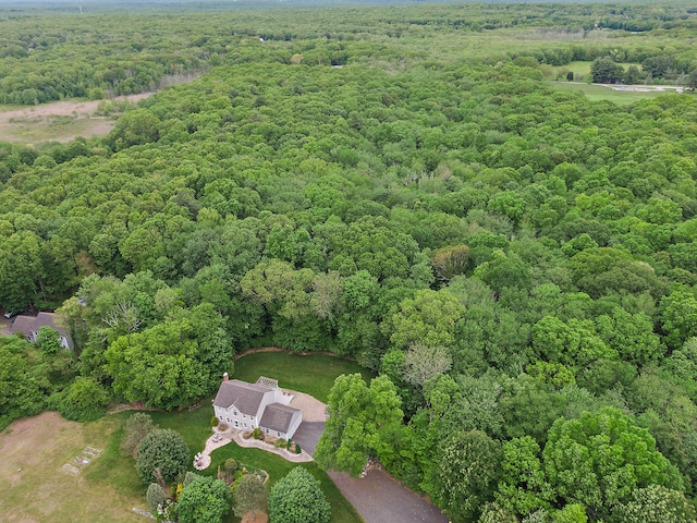 273 New London Rd, Colchester, CT 06415 - aerial view of a heavily wooded area