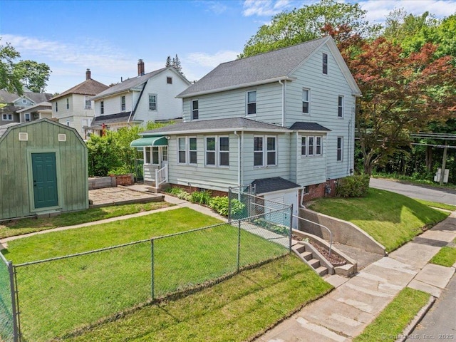 102 Columbus Ave, Meriden, CT 06451 - rear view of property with roof with shingles