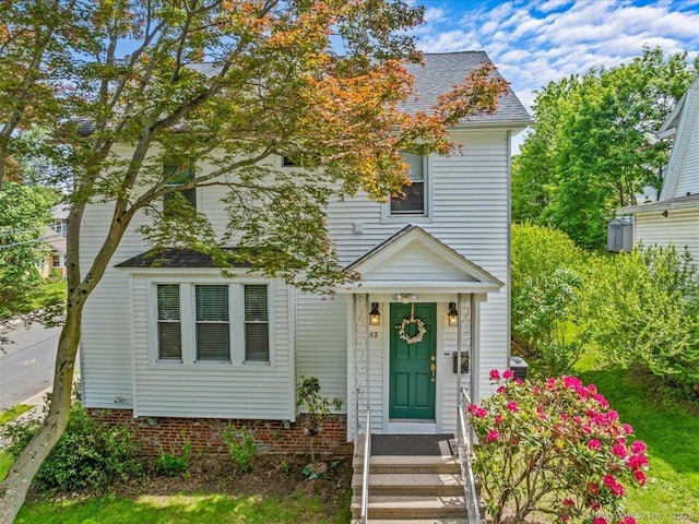 102 Columbus Ave, Meriden, CT 06451 - view of front of home featuring roof with shingles