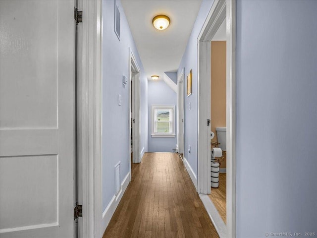 102 Columbus Ave, Meriden, CT 06451 - corridor featuring wood-type flooring and baseboards