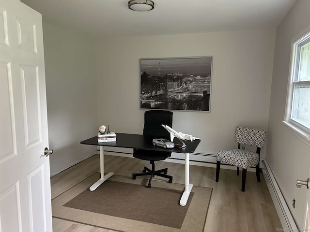 18 Great Meadow Rd, Redding, CT 06896 - office space with wood finished floors, healthy amount of natural light, and baseboard heating