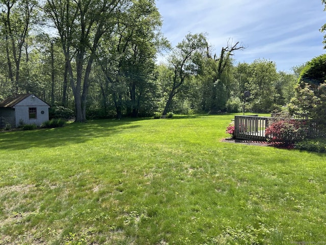 18 Great Meadow Rd, Redding, CT 06896 - view of green lawn featuring an outbuilding