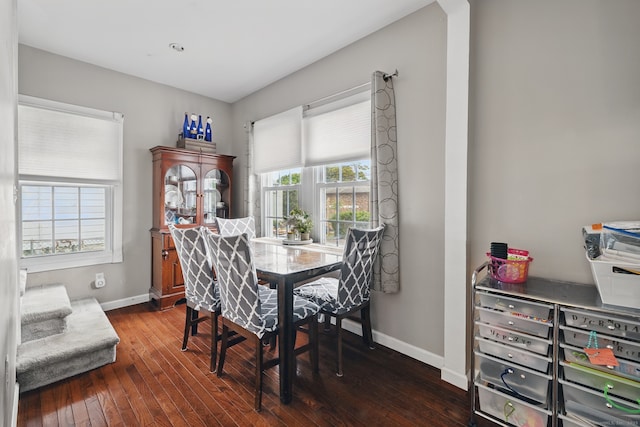 86 Chambers St, Waterbury, CT 06708 - dining room featuring wood-type flooring and baseboards