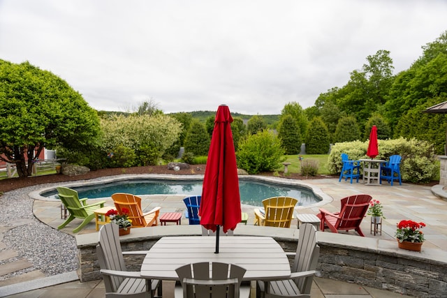 116 Case St, Canton, CT 06019 - outdoor pool featuring outdoor dining space and a patio