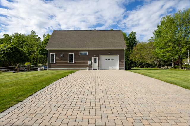 116 Case St, Canton, CT 06019 - view of front of property with an attached garage and decorative driveway