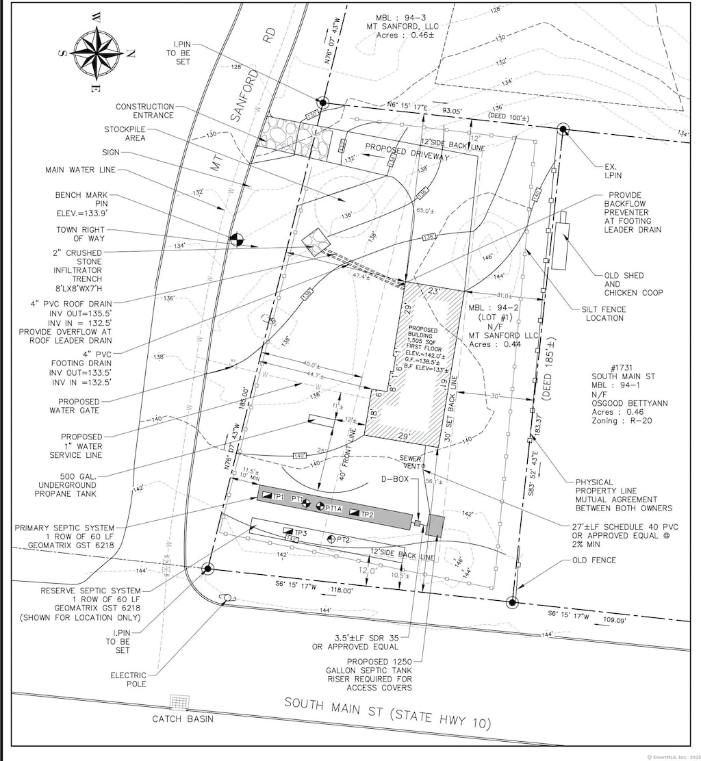 LOT1 Mount Sanford Rd, Cheshire, CT 06410 - parcel map
