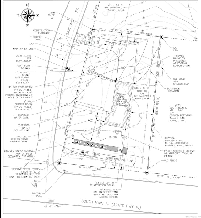 LOT1 Mount Sanford Rd, Cheshire, CT 06410 - parcel map
