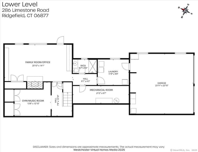 286 Limestone Rd, Ridgefield, CT 06877 - property floor plan