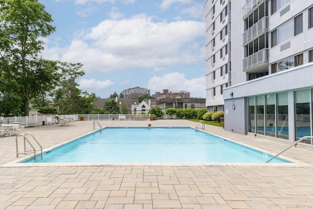 1 Strawberry Hill Ave Apt 7A, Stamford, CT 06902 - community pool featuring a patio area