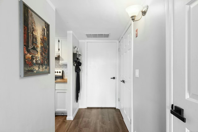 173 Russo Ave Unit 406, East Haven, CT 06513 - hall with dark wood-style flooring