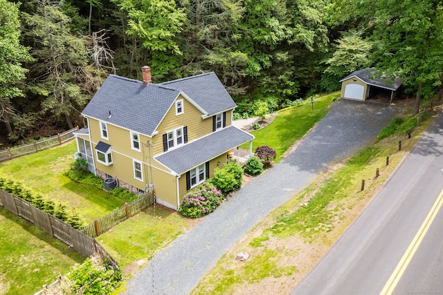 127 Matson Hill Rd, Glastonbury, CT 06073 - aerial view of property and surrounding area