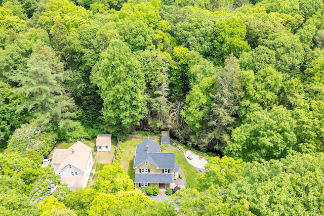 127 Matson Hill Rd, Glastonbury, CT 06073 - bird's eye view of a heavily wooded area