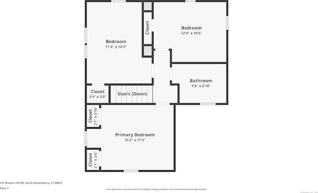 127 Matson Hill Rd, Glastonbury, CT 06073 - floor plan / room layout