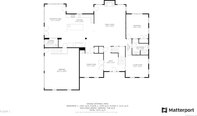 19 Cedarbrook Ln, East Lyme, CT 06333 - floor plan / room layout