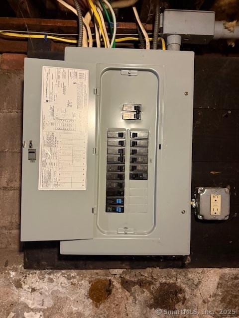 11 Deerfield St, East Haven, CT 06512 - utility room with electric panel