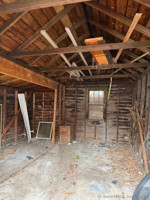 11 Deerfield St, East Haven, CT 06512 - miscellaneous room with vaulted ceiling