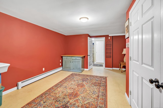 44 Josies Ring Rd, Monroe, CT 06468 - foyer with baseboard heating and baseboards