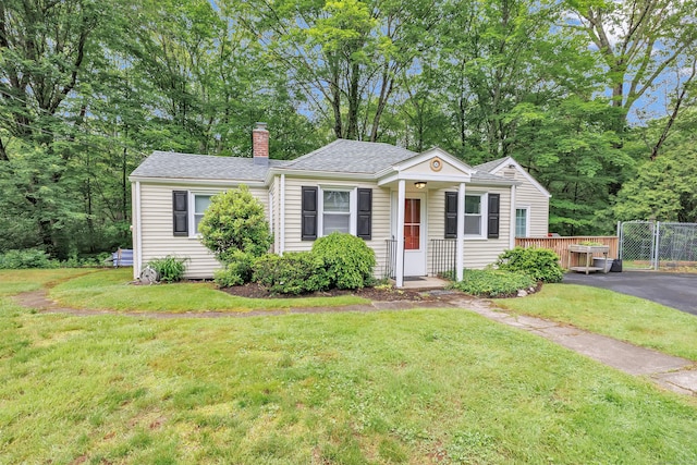 44 Josies Ring Rd, Monroe, CT 06468 - view of front of house with a chimney and a shingled roof