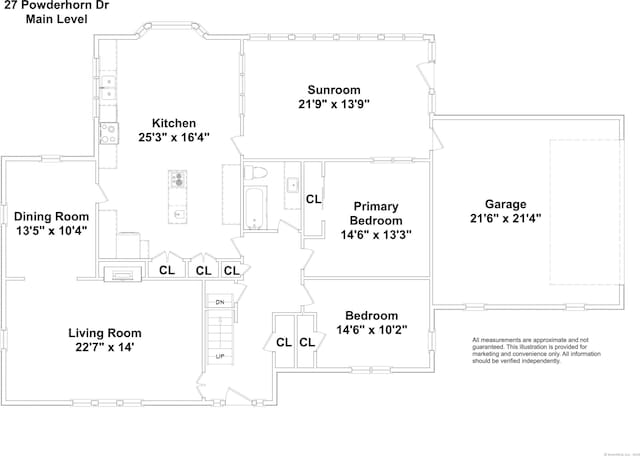 27 Powderhorn Dr, Ridgefield, CT 06877 - home floor plan