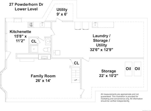 27 Powderhorn Dr, Ridgefield, CT 06877 - floor plan / room layout