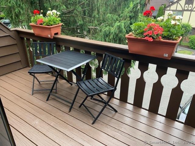 12 Derby Ct Unit 12, Brookfield, CT 06804 - view of wooden terrace