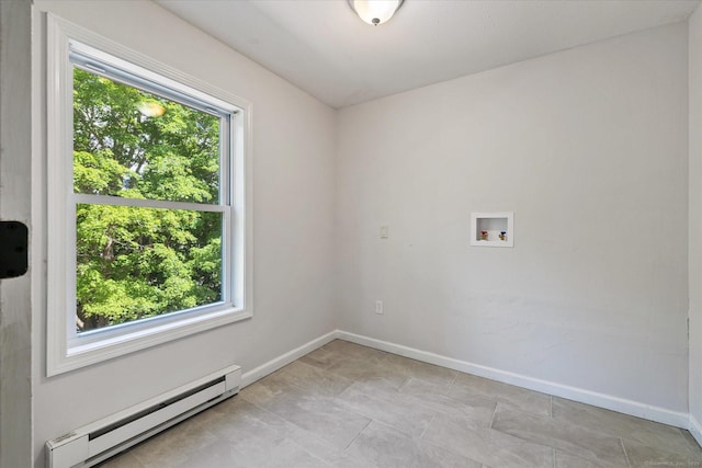 34 Pleasant St Unit 6, Plainfield, CT 06374 - unfurnished room with a baseboard radiator and baseboards