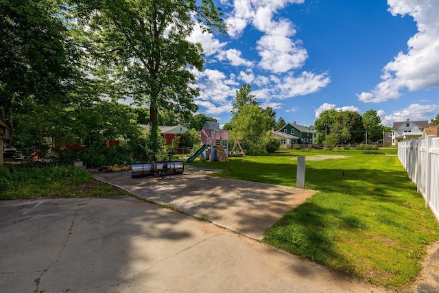 34 Pleasant St Unit 6, Plainfield, CT 06374 - view of yard with a playground