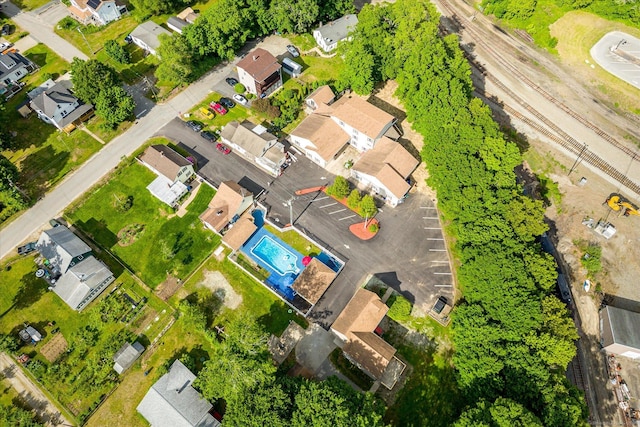 34 Pleasant St Unit 6, Plainfield, CT 06374 - aerial view of residential area with a pool
