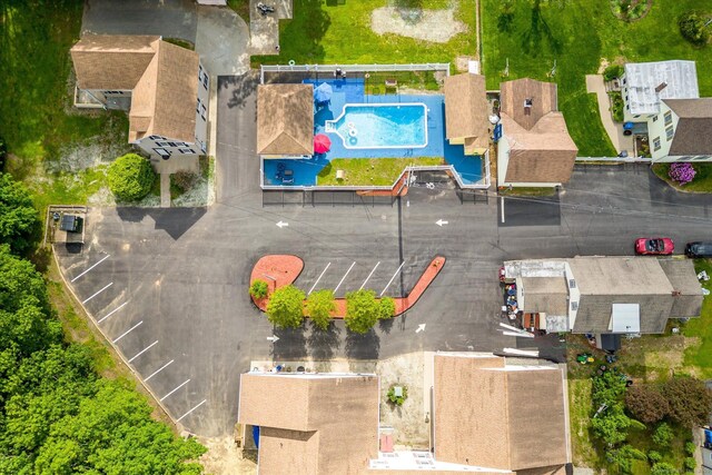 34 Pleasant St Unit 6, Plainfield, CT 06374 - bird's eye view of a pool