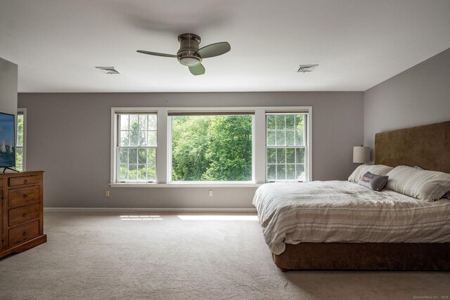 12 Stanton Ct, Madison, CT 06443 - carpeted bedroom featuring baseboards and ceiling fan