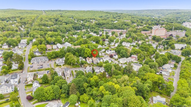 108 Highland Ave, Waterbury, CT 06708 - drone / aerial view of a heavily wooded area