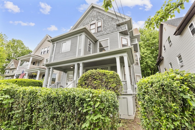 108 Highland Ave, Waterbury, CT 06708 - victorian home with covered porch