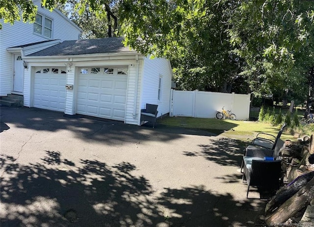 665 W Main St, West Haven, CT 06516 - garage with driveway