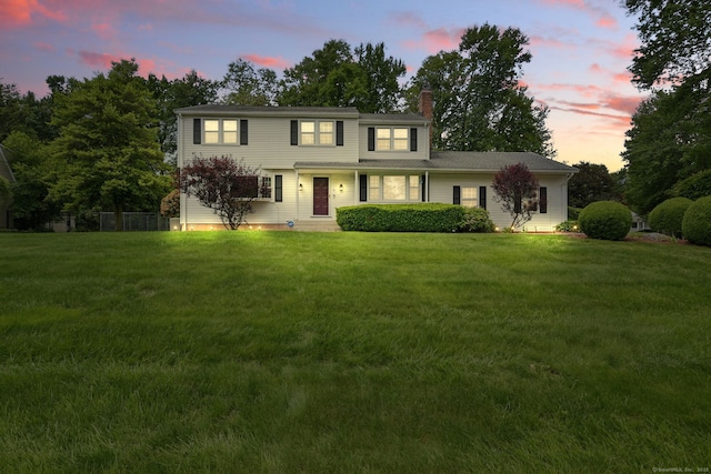 5 Crabapple Rd, Windsor, CT 06095 - view of front of property with a chimney