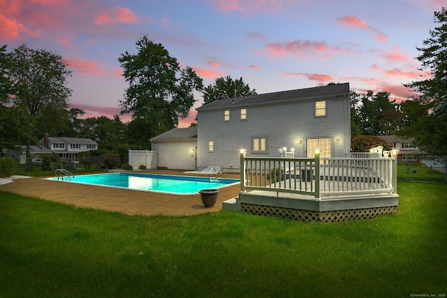 5 Crabapple Rd, Windsor, CT 06095 - view of swimming pool featuring a wooden deck