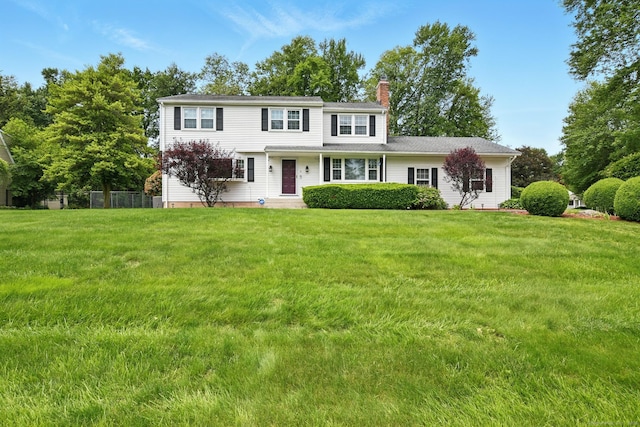 5 Crabapple Rd, Windsor, CT 06095 - view of front of house with a chimney
