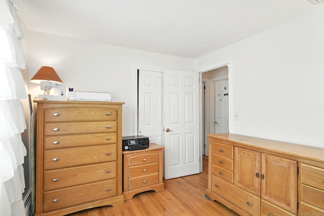 5 Crabapple Rd, Windsor, CT 06095 - bedroom featuring light wood-style flooring, a closet, and baseboard heating