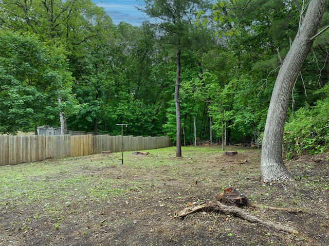 77 Hemlock St, Manchester, CT 06040 - view of yard with a forest view